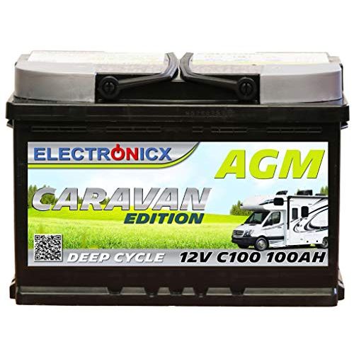 Midac Itineris 5 AGM Batterie 12Volt 95Ah 850A (Start-Stopp,  Versorgerbatterie, Starterbatterie)